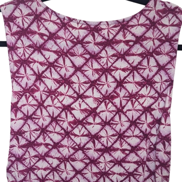 Michael Michael Kors Women's Abstract Print Scrunched Tank Top - Picture 7 of 10